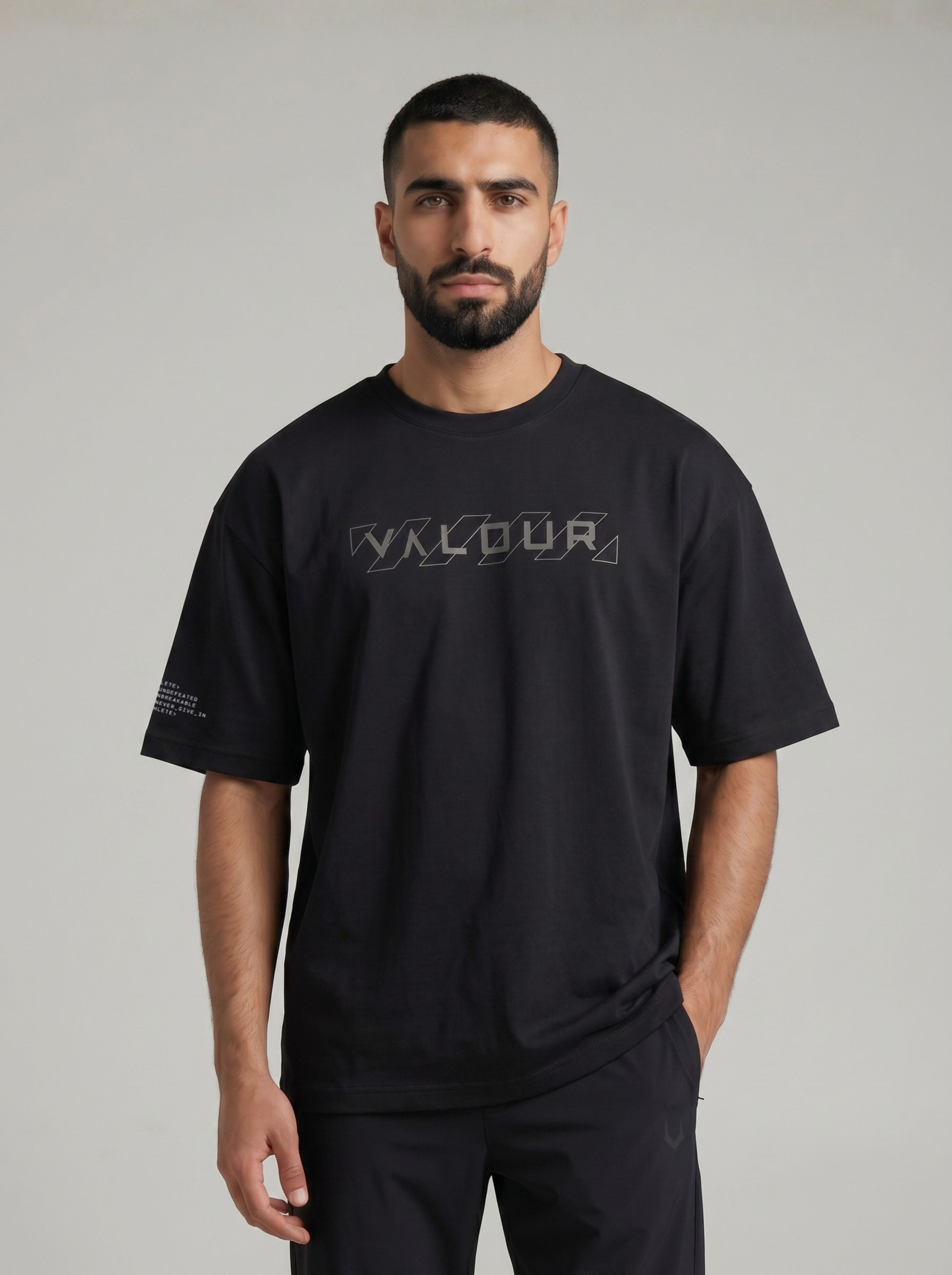 Mindset Round Neck T-Shirt - Black