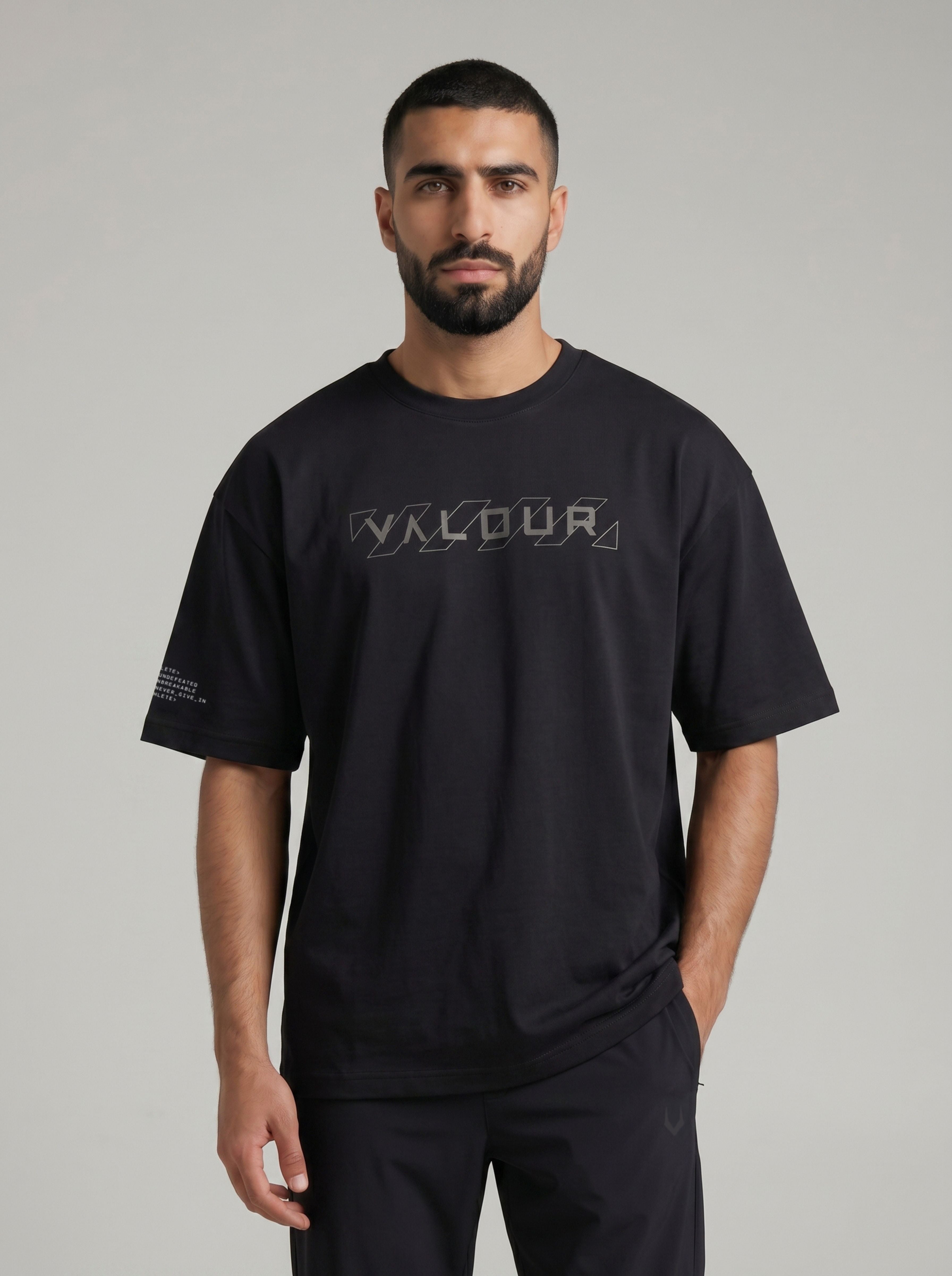 Mindset Round Neck T-Shirt - Black