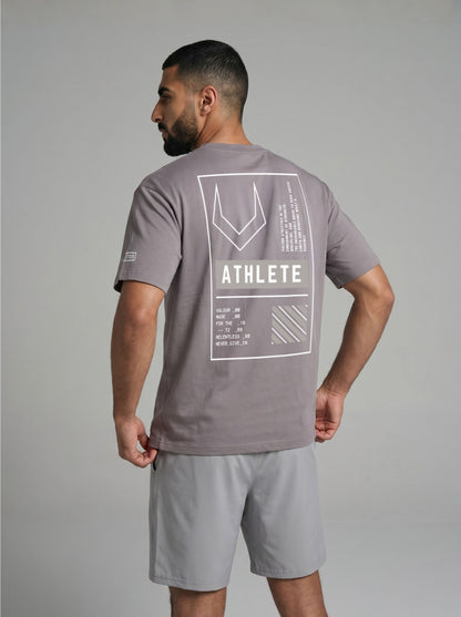 Relentless Round Neck T-Shirt - Grey