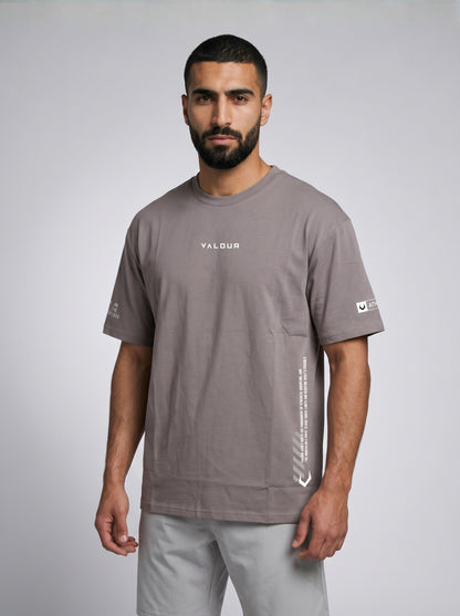 Relentless Round Neck T-Shirt - Grey