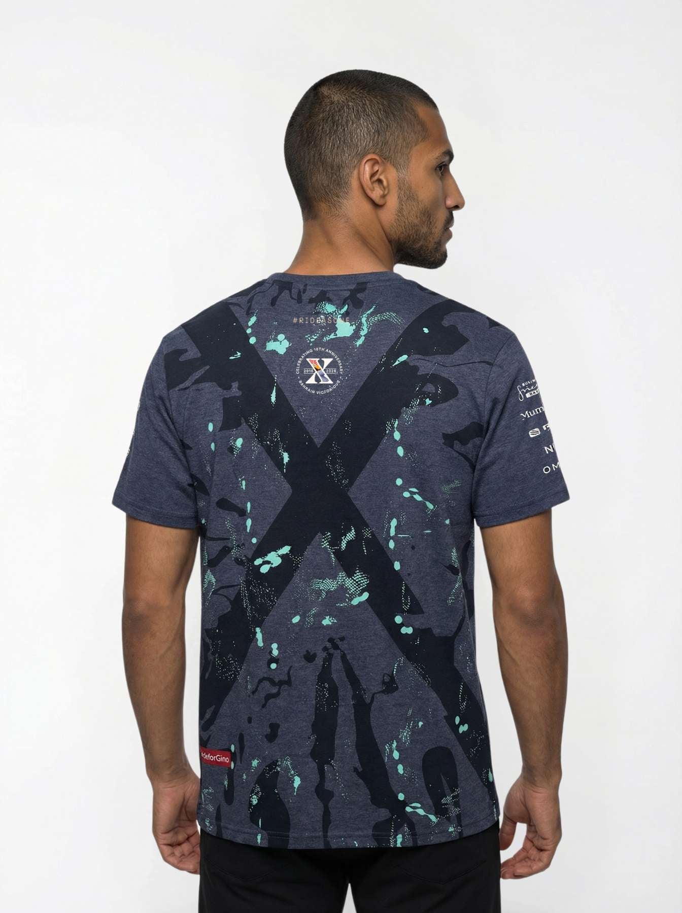 Bahrain VICTORIOUS Official 10 Year Anniversary Edition Round Neck Top - Navy