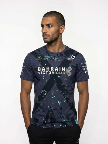 Bahrain VICTORIOUS Official 10 Year Anniversary Edition Round Neck Top - Navy