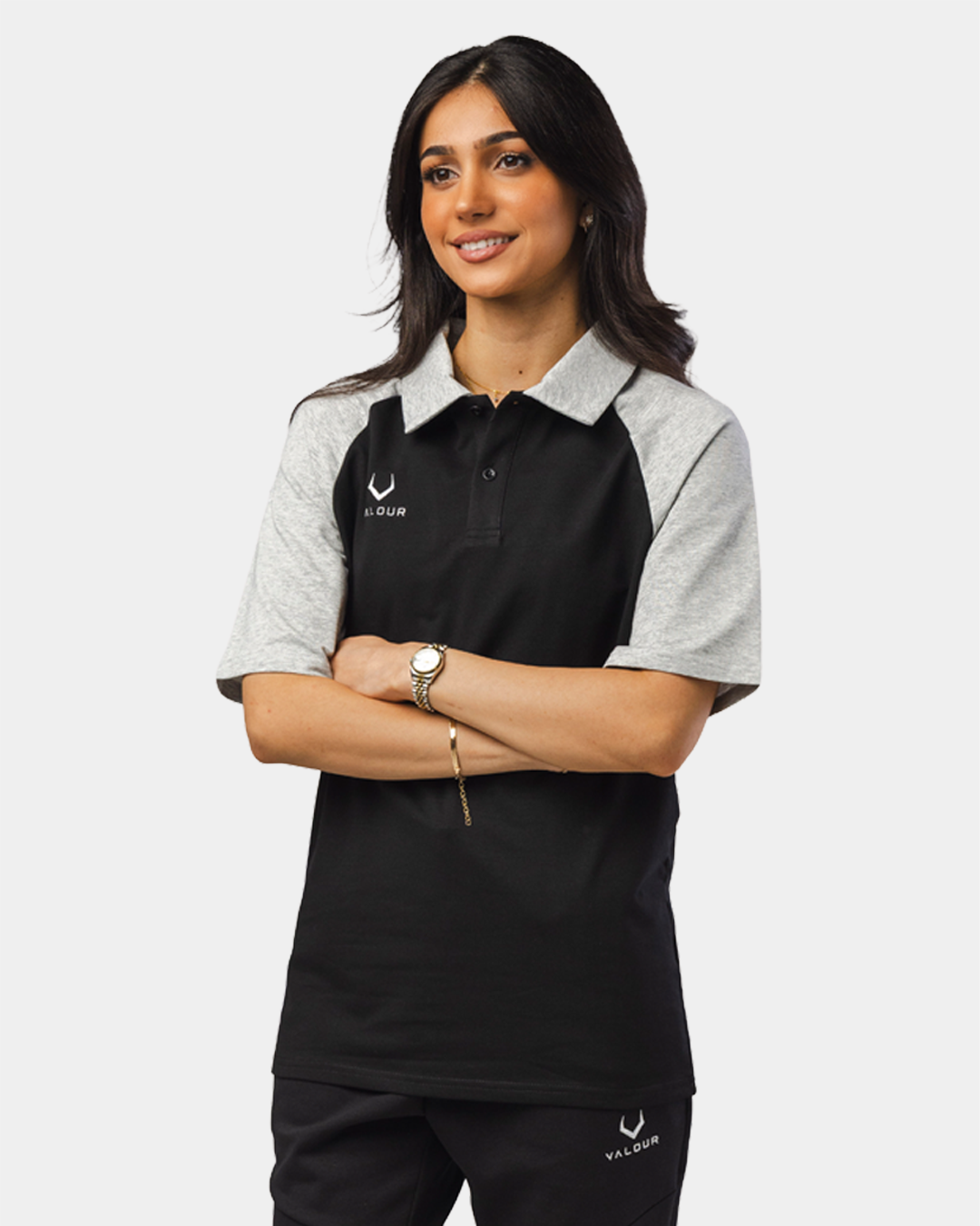 Vector Polo Top - White\Black