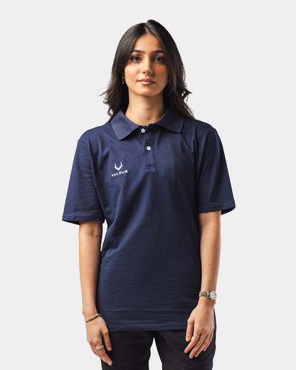 Prestige Polo Top - Navy