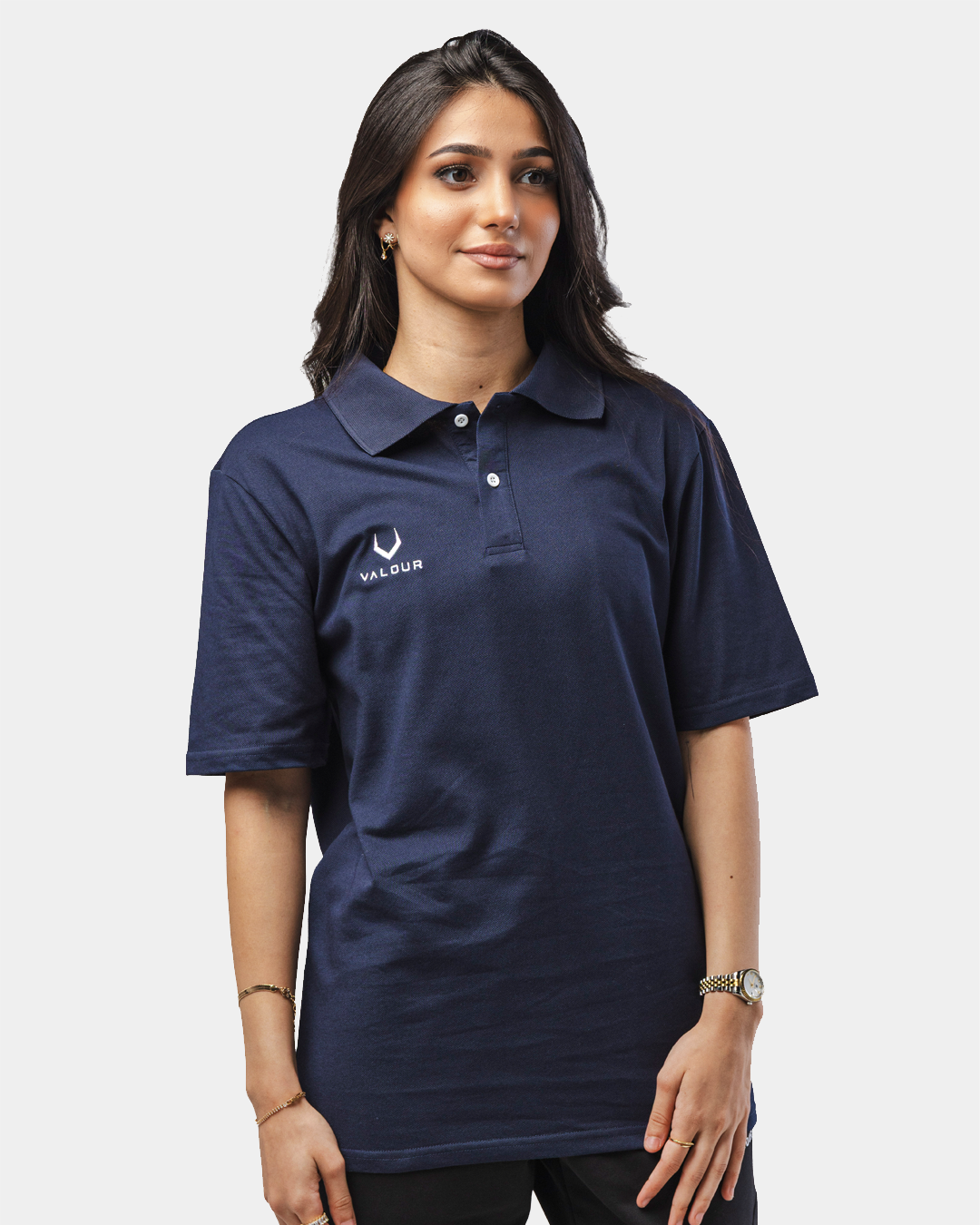 Prestige Polo Top - Navy