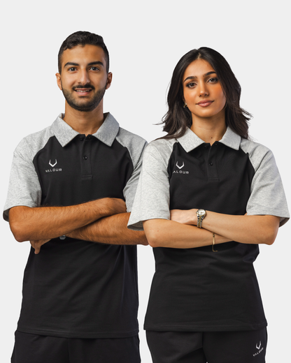 Vector Polo Top - White\Black